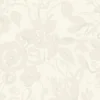 Blooms Second Edition Brushstroke Floral Wallpaper - Pearl