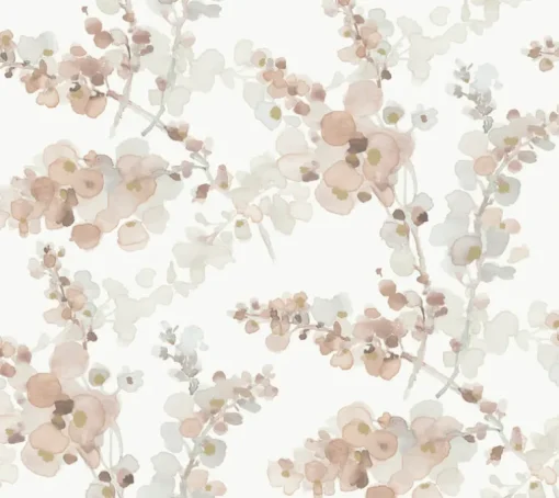 Candice Olson Casual Elegance Blossom Fling Wallpaper - Clay