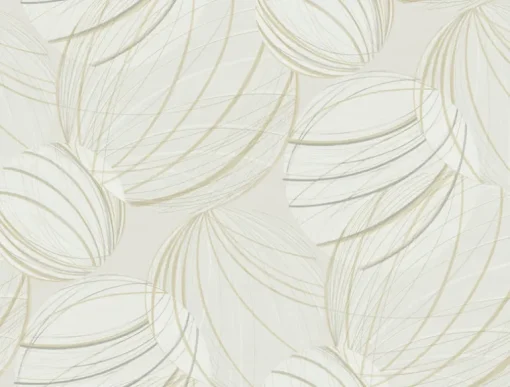 Candice Olson Casual Elegance Floating Lanterns Wallpaper - Blonde