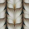 Candice Olson Casual Elegance Lotus Light Stripe Wallpaper - Black