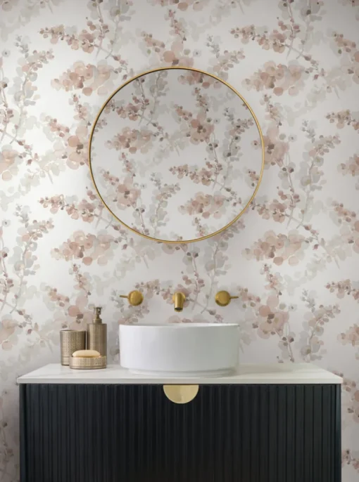 Candice Olson Casual Elegance Blossom Fling Wallpaper - Clay