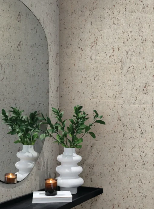 Candice Olson Casual Elegance Cork Wallpaper - Pearl & Gold