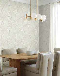 Candice Olson Casual Elegance Floating Lanterns Wallpaper - Blonde
