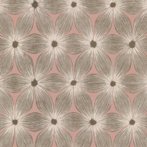 Candice Olson Modern Artisan Everlasting Wallpaper - Coral & Gold