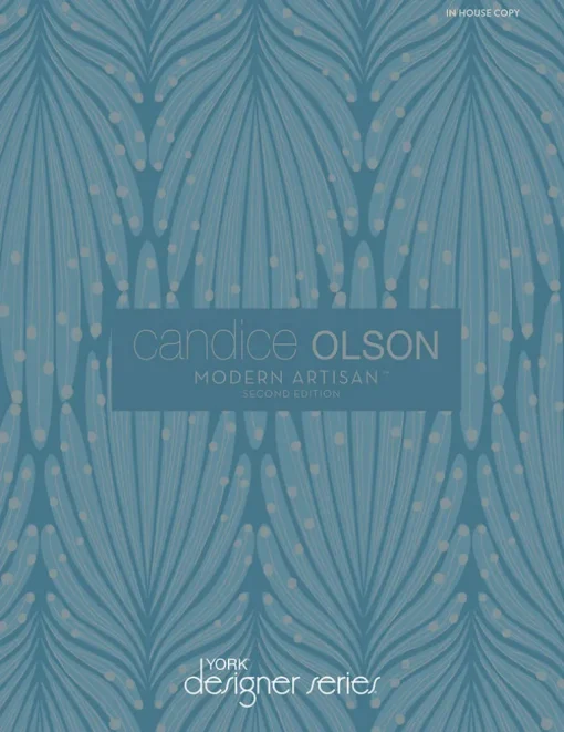 Candice Olson Modern Artisan Tatami Weave Wallpaper - Navy Blue