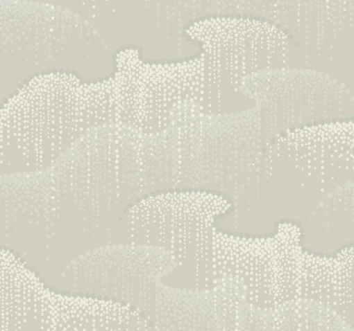 Candice Olson Modern Nature Moonlight Pearls Wallpaper - Light Taupe