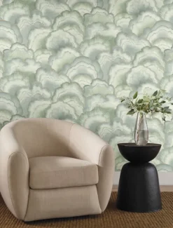 Candice Olson Natural Discovery Abalone Fans Wallpaper - Seaglass