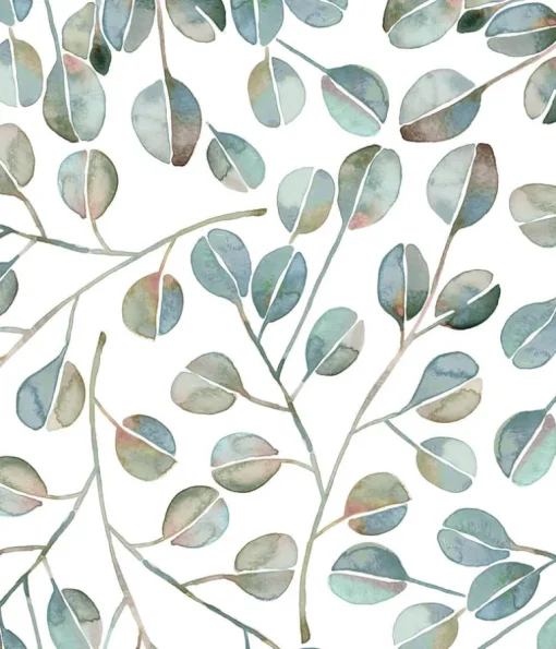 CatCoq Eucalyptus Peel & Stick Wallpaper - Gray