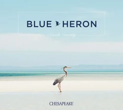 Chesapeake Blue Heron Balantine Weave Wallpaper - Neutral