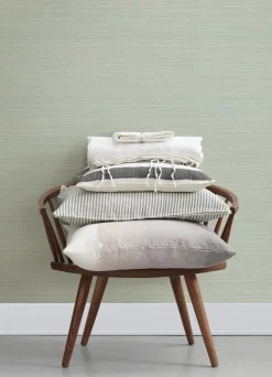 Chesapeake Blue Heron Spinnaker Netting Wallpaper - Aqua