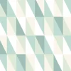 Chesapeake Fable Inez Geometric Wallpaper - Teal