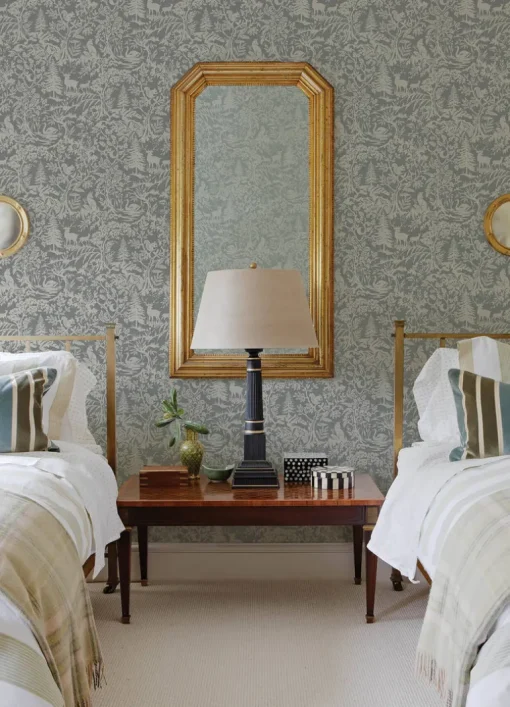 Chesapeake Kinfolk Alrick Forest Venture Wallpaper - Charcoal