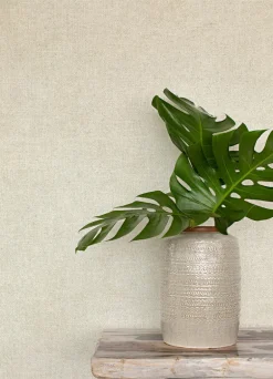Chesapeake Kinfolk Homespun Textured Wallpaper - Dove