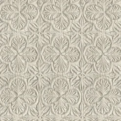 Chesapeake Kinfolk Karachi Wooden Damask Wallpaper - Taupe