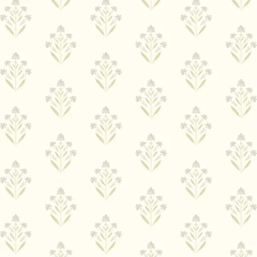 Chesapeake Kinfolk Kova Floral Crest Wallpaper - Yellow