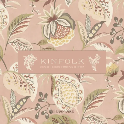 Chesapeake Kinfolk Oswin Herringbone Wallpaper - Black