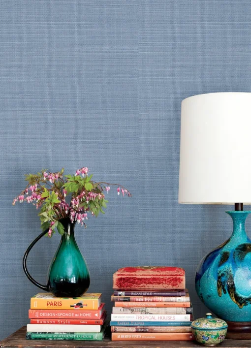 Chesapeake Kinfolk Spinnaker Netting Wallpaper - Denim