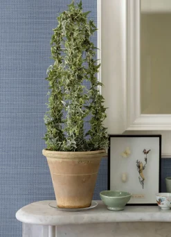 Chesapeake Kinfolk Spinnaker Netting Wallpaper - Denim