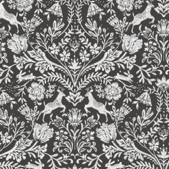 Chesapeake Thoreau Forest Dance Wallpaper - Charcoal