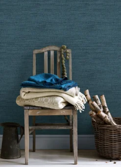 Chesapeake Thoreau Solitude Wallpaper - Navy