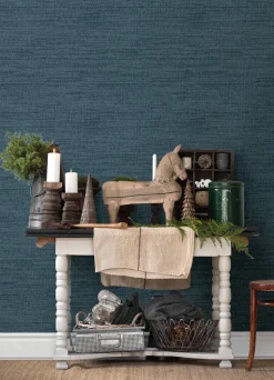 Chesapeake Thoreau Solitude Wallpaper - Navy