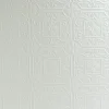 Chesapeake Wildflower Ibold Tin Ceiling Paintable Wallpaper - White