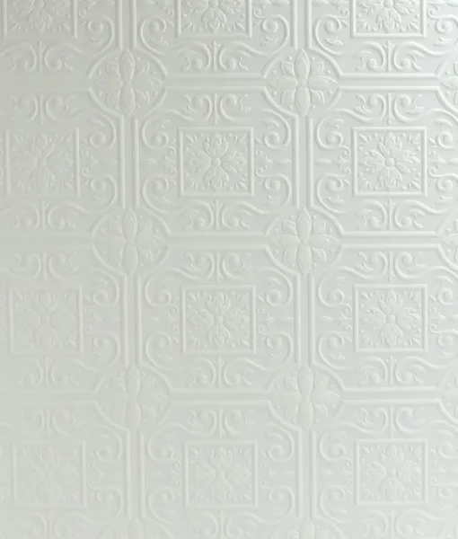 Chesapeake Wildflower Ibold Tin Ceiling Paintable Wallpaper - White