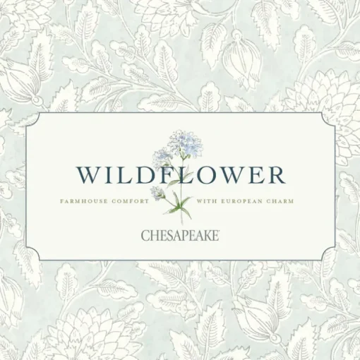Chesapeake Wildflower Ibold Tin Ceiling Paintable Wallpaper - White