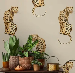 Daisy Bennett Leopard King Peel & Stick Wallpaper - Pale Oak