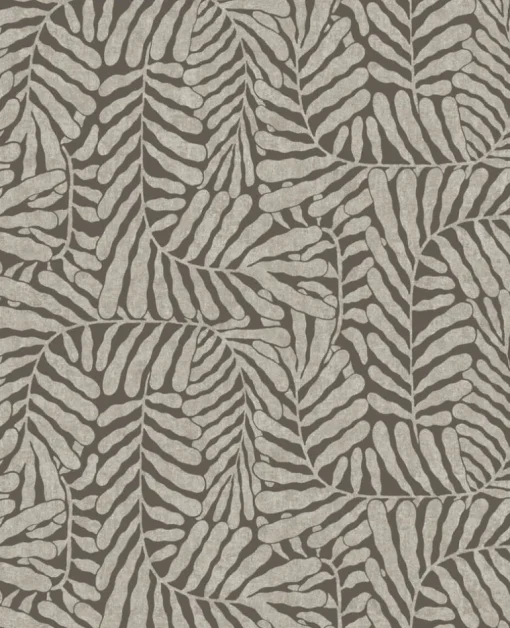 Drew & Jonathan Home Gabriel Fern Wallpaper - Espresso