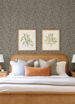 Drew & Jonathan Home Gabriel Fern Wallpaper - Espresso