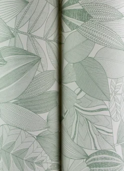 Drew & Jonathan Home Mathias Botanical Wallpaper - Green