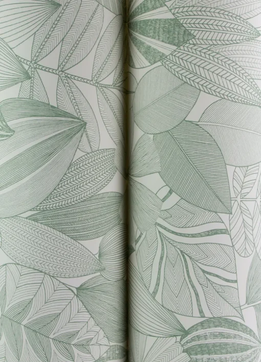 Drew & Jonathan Home Mathias Botanical Wallpaper - Green