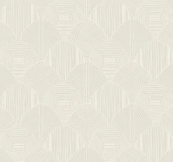Drew & Jonathan Home Meyberg Wallpaper - Ivory