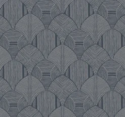 Drew & Jonathan Home Meyberg Wallpaper - Blue