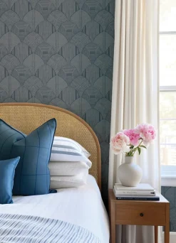 Drew & Jonathan Home Meyberg Wallpaper - Blue
