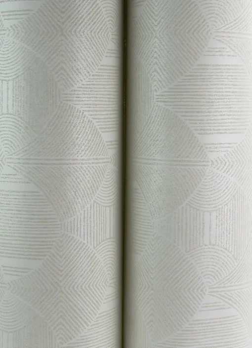 Drew & Jonathan Home Meyberg Wallpaper - White & Silver