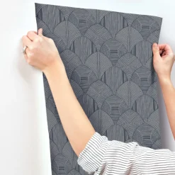 Drew & Jonathan Home Meyberg Wallpaper - Blue