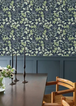 Drew & Jonathan Home Mildred Wallpaper - Indigo