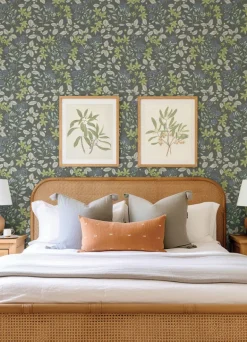 Drew & Jonathan Home Mildred Wallpaper - Charcoal