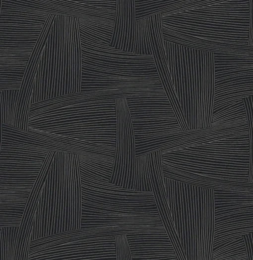 Drew & Jonathan Home Reid Wallpaper - Black