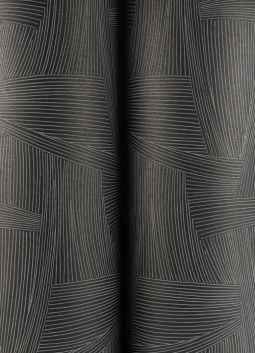Drew & Jonathan Home Reid Wallpaper - Black