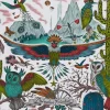 Emma J Shipley Wilderie Frontier Wallpaper - Green