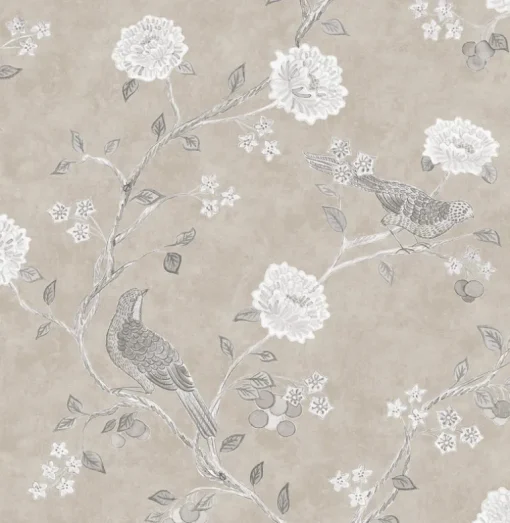 Erin Gates Wellesley Chinoiserie Wallpaper - Taupe