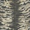 Formations Leaf Column Wallpaper - Black
