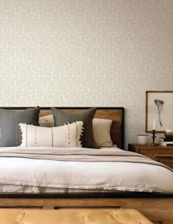 Formations Looking Glass Wallpaper - Beige
