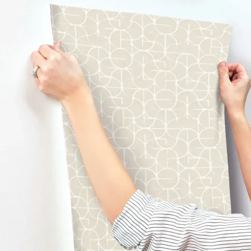 Formations Looking Glass Wallpaper - Beige