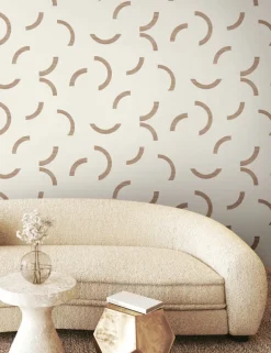 Formations Lunula Wallpaper - Clay