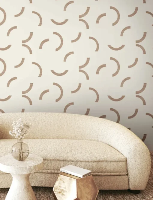 Formations Lunula Wallpaper - Clay