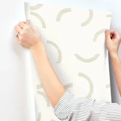 Formations Lunula Wallpaper - Ivory